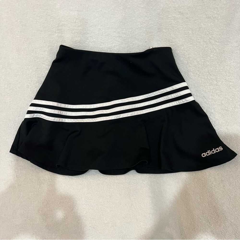 Adidas Girls Black Athletic Skirt